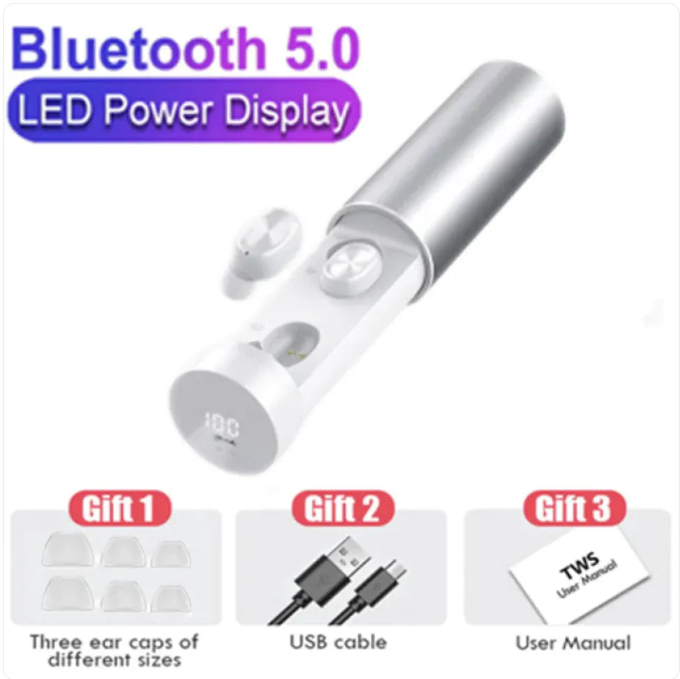 Mini Portable Pull-Out Bluetooth Earbuds