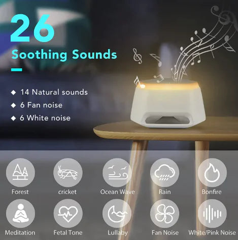 White Noise Sleeping Night Light