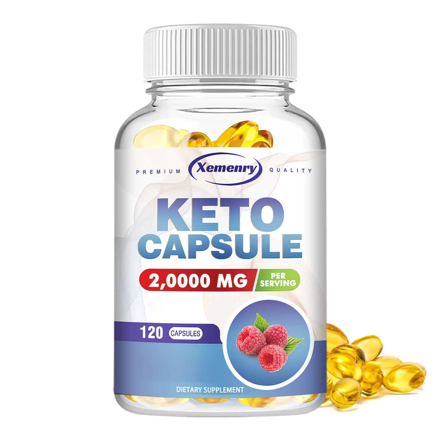 Keto Capsules Supplement - Body Detox, Weight Management, Supports Immunity - 120 Capsules