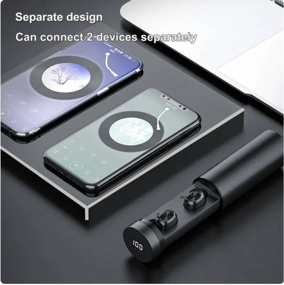 Mini Portable Pull-Out Bluetooth Earbuds