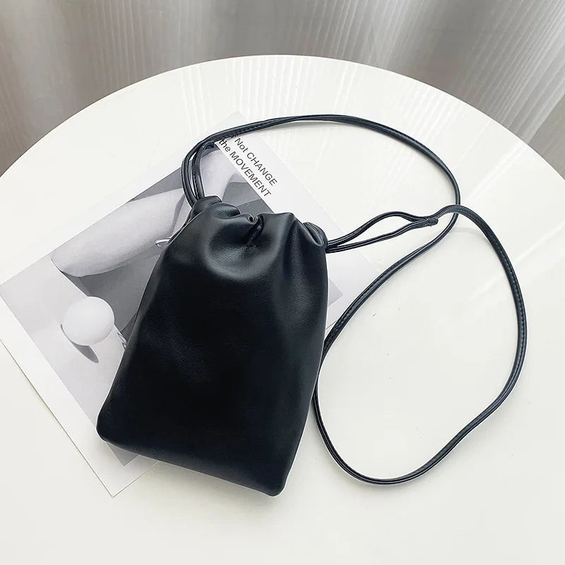 Women Handbags Female Pu Leather Shoulder Bags Luxury Large Capacity Crossbody Bags Solid Flap for Women Portable Phone Purse