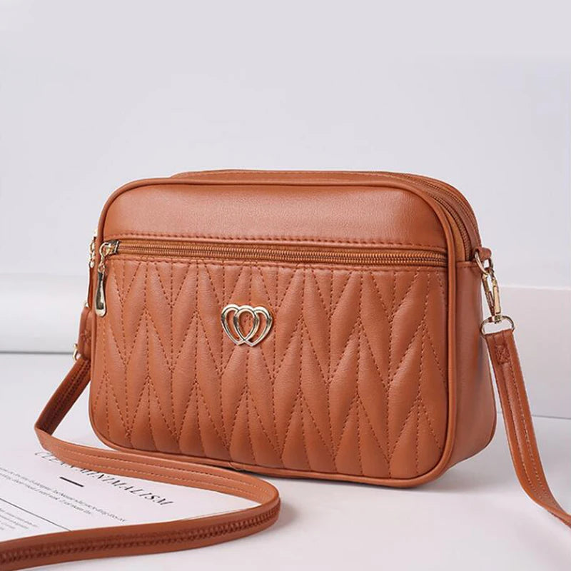 Women 2024 Sac A Main High Quality Soft PU Leather Luxury Purses And Handbags Women Bags Designer Women Shoulder Crossbody Bags