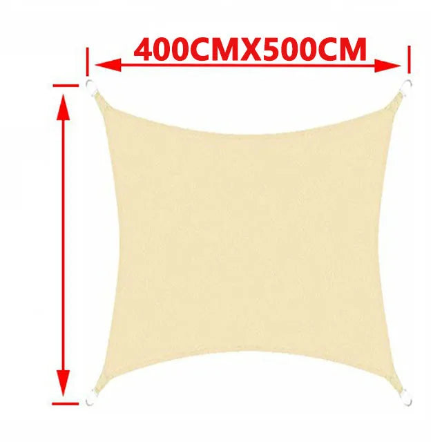 300D awningSummer outdoor waterproof anti-UV shade canvas Oxford cloth sunscreen rain cover garden courtyard awni