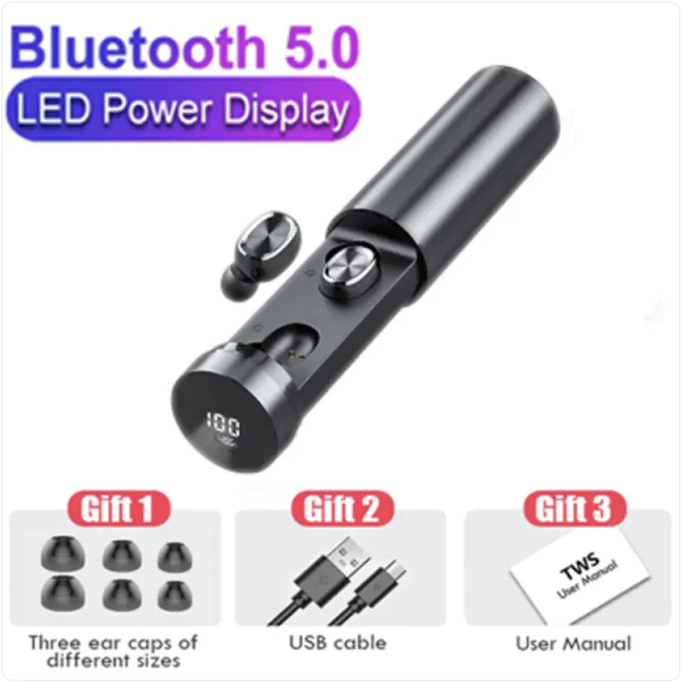 Mini Portable Pull-Out Bluetooth Earbuds